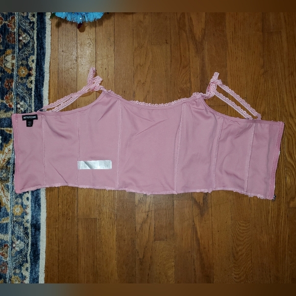 Pretty Little Thing Pink Lace Corset - Picture 6 of 11